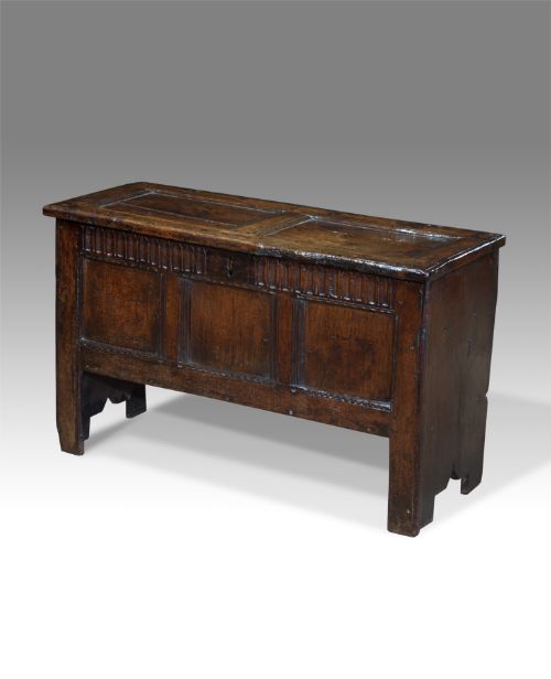 Charming, Small 17th Century Oak Coffer