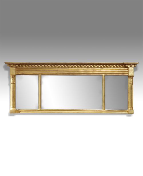 Small William IV Gilt Overmantel Mirror