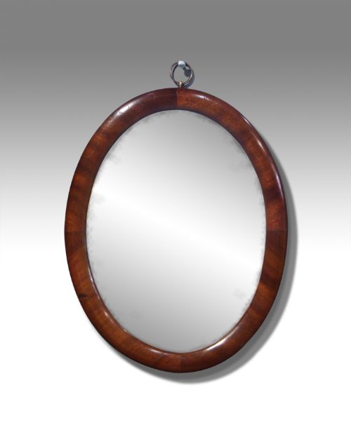 Small Victorian Oval Mirror