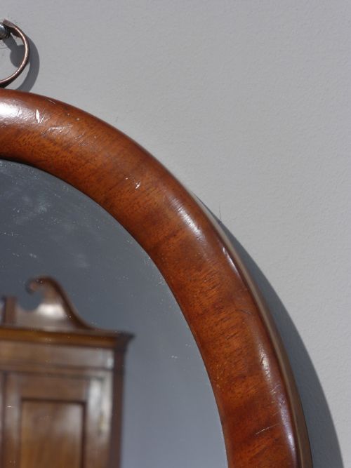 fig 2. Small Victorian oval mirror