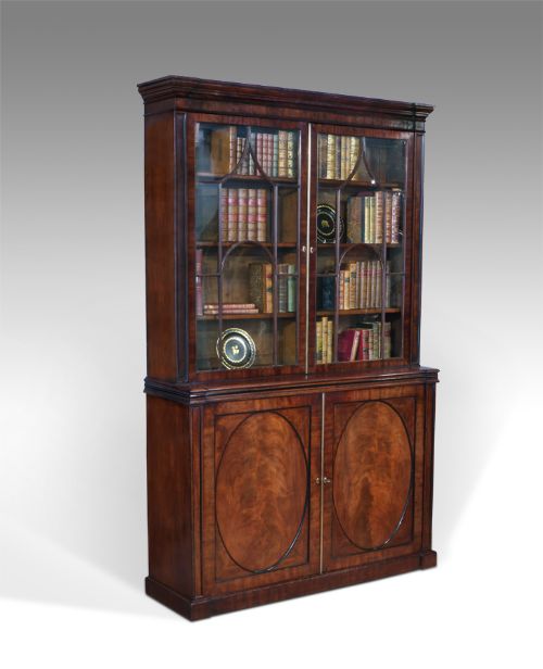 George III Mahogany Library Bookcase
