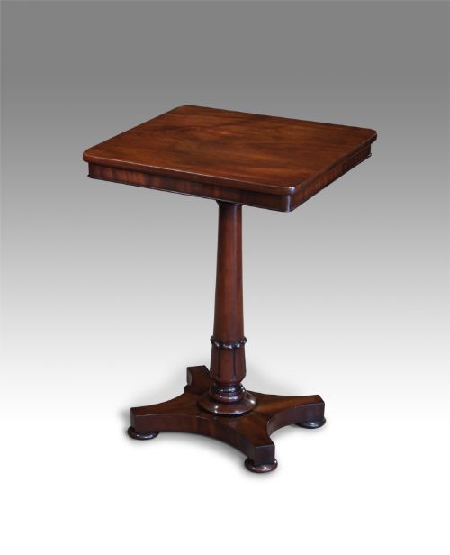William IV Mahogany Lamp Table