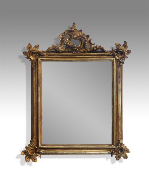 Small 19th Century Gilt Wall Mirror