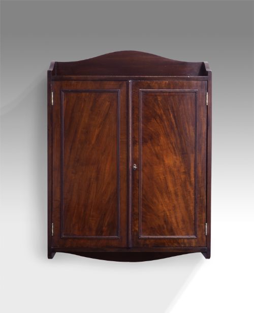 19th Century Mahogany Wall Cupboard