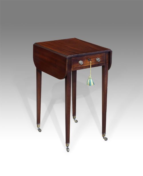 Small George III Mahogany Pembroke Work Table