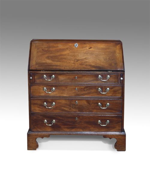 Small George III Mahogany Bureau