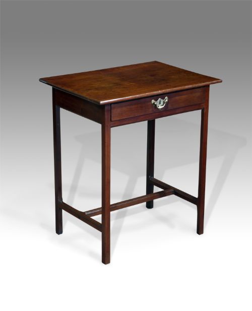 Charming Little George III Mahogany Side Table