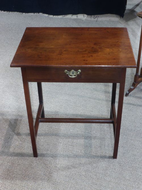 fig 1. Charming little George III mahogany side table