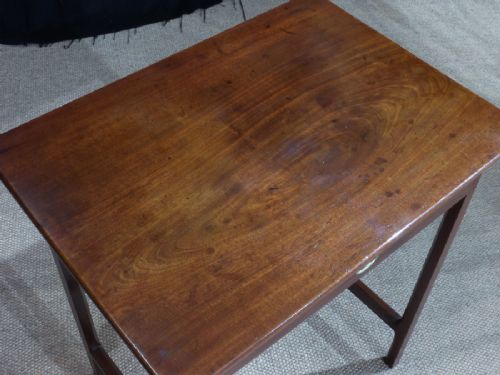 fig 3. Charming little George III mahogany side table
