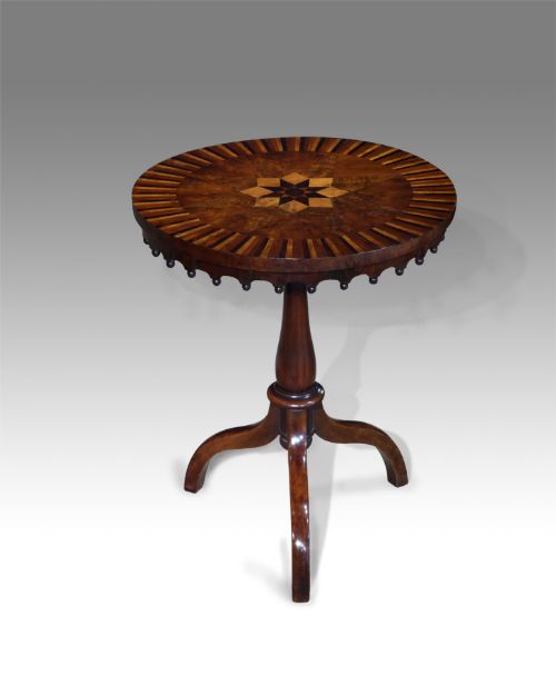 19th Century Parquetry Occasional Table