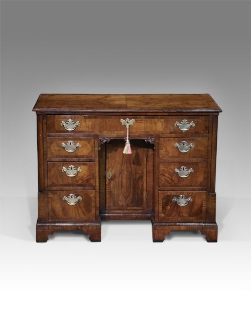 George III Walnut Kneehole Desk