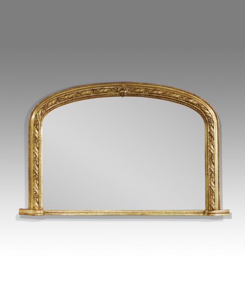 19th Century Gilt Overmantel Mirror