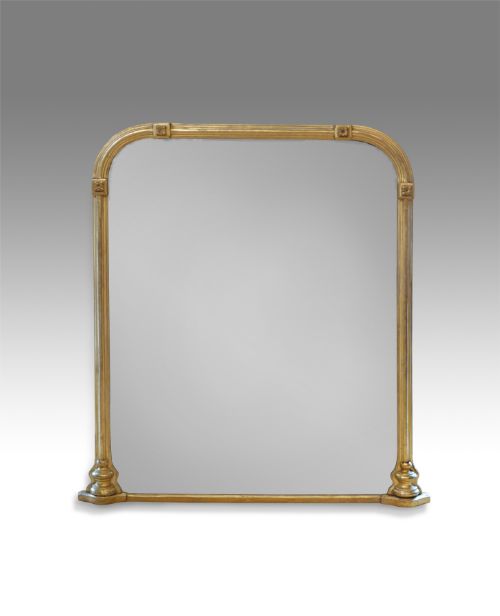 19th Century Gilt Overmantel Mirror