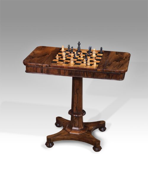 Fabulous William IV Rosewood Games Table