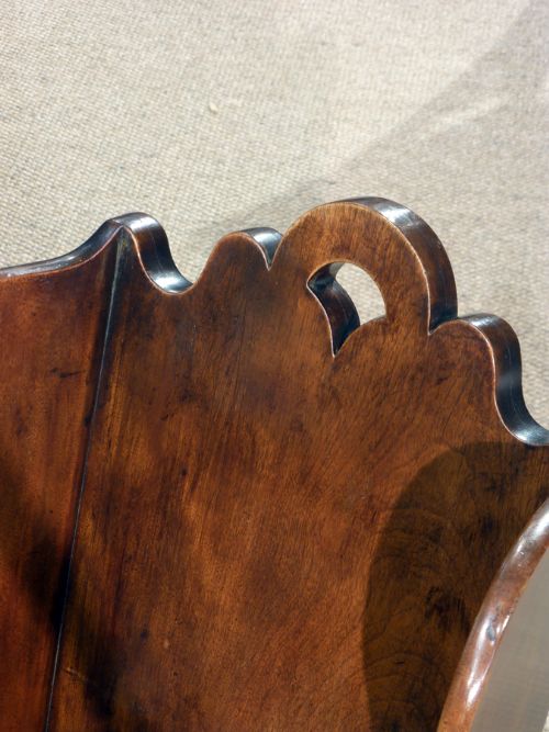 fig 2. Delightful Georgian child’s fruitwood rocking chair