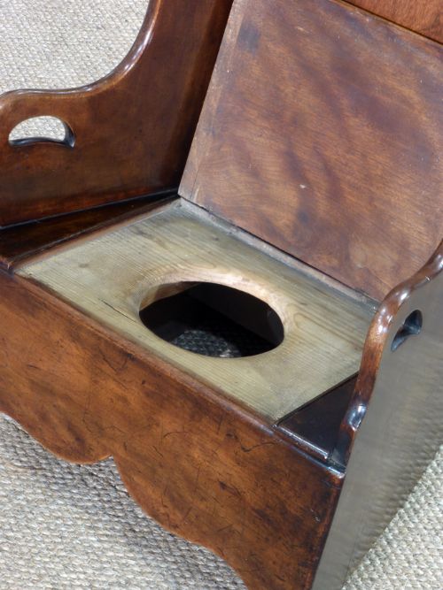 fig 3. Delightful Georgian child’s fruitwood rocking chair