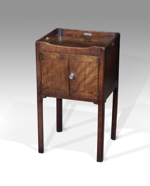 George III Mahogany Pot Cupboard
