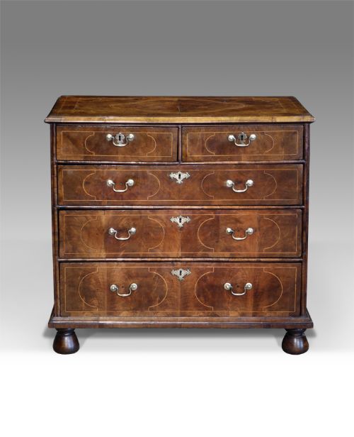 William & Mary Walnut Chest of Drawers
