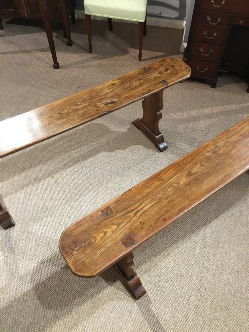 19TH CENTURY ELM BENCHE - ADDITIONAL PHOTO 5