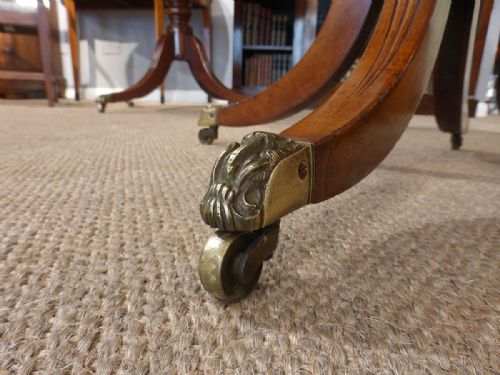 RARE REGENCY PEDESTAL GAMES TABLE - ADDITIONAL PHOTO 7