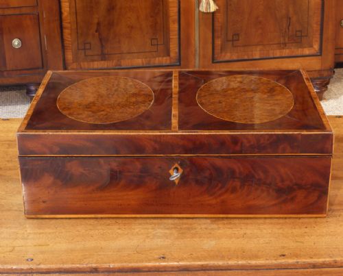 EARLY 19TH CENTURY MAHOGANY BOX - ADDITIONAL PHOTO 4
