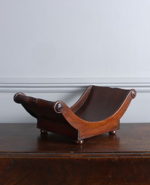 19th Century Mahogany Cheese Coaster