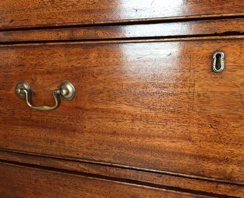 GEORGE III MAHOGANY CHEST ON CHEST - ADDITIONAL PHOTO 4