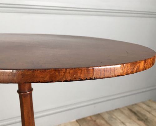 18TH CENTURY YEW AND MAHOGANY LAMP TABLES - ADDITIONAL PHOTO 2