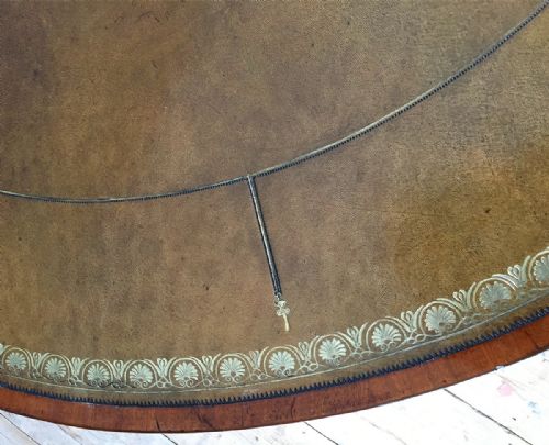 FINE QUALITY REGENCY DRUM TABLE - ADDITIONAL PHOTO 2