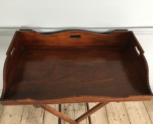 GEORGE III MAHOGANY BUTLERS TRAY - ADDITIONAL PHOTO 2