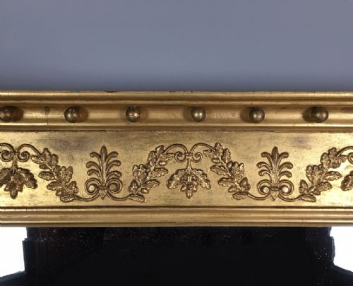 19TH CENTURY GILT OVERMANTEL MIRROR - ADDITIONAL PHOTO 4