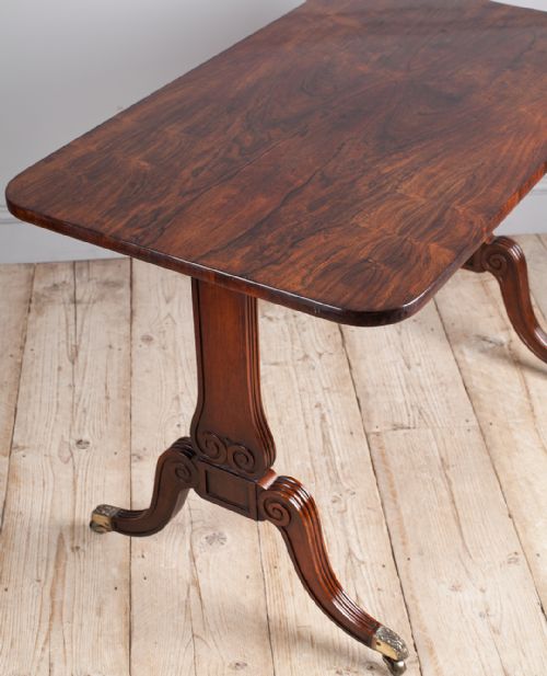 REGENCY ROSEWOOD WRITING TABLE - ADDITIONAL PHOTO 1