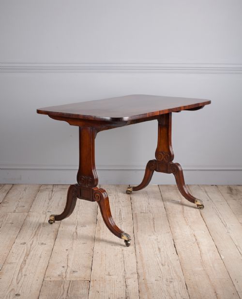 regency rosewood writing table - CATEGORY: ANTIQUE TABLES - DATED 19TH CENTURY