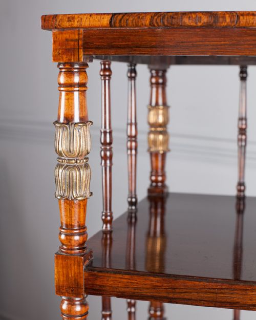 LATE REGENCY ROSEWOOD WHATNOT - ADDITIONAL PHOTO 4