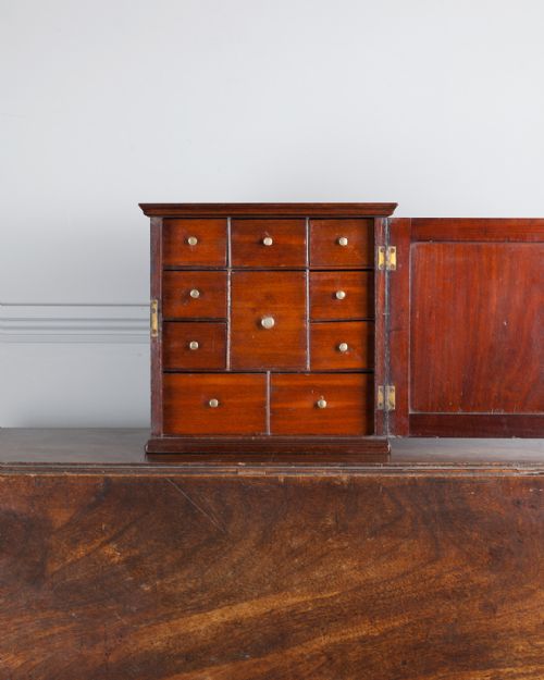 GEORGIAN COLLECTORS CABINET - ADDITIONAL PHOTO 3
