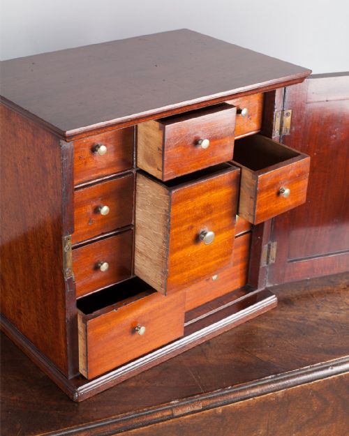 GEORGIAN COLLECTORS CABINET - ADDITIONAL PHOTO 4
