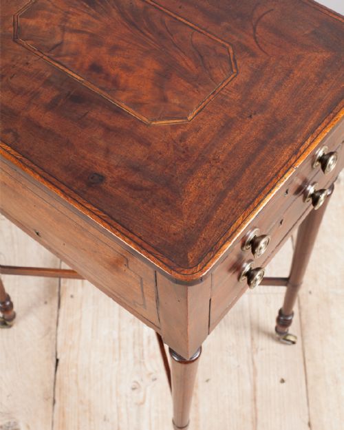 REGENCY MAHOGANY WORK TABLE - ADDITIONAL PHOTO 3