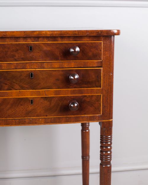 LATE REGENCY MAHOGANY WORK TABLE - ADDITIONAL PHOTO 2