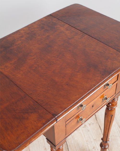 REGENCY MAHOGANY WORK TABLE - ADDITIONAL PHOTO 5