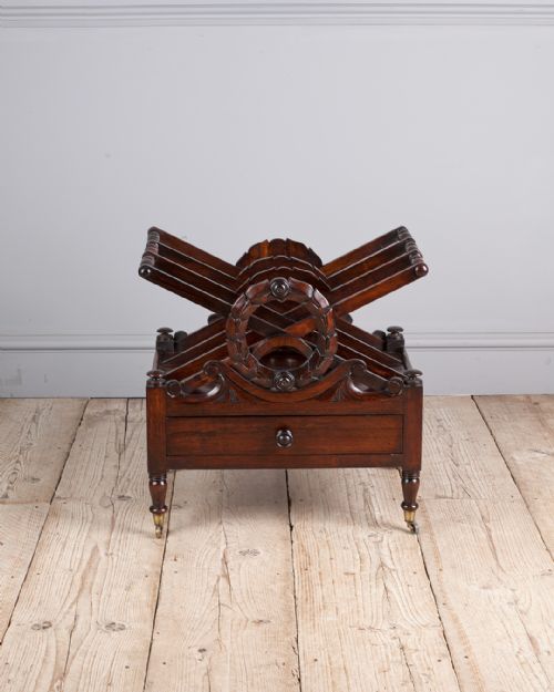 REGENCY ROSEWOOD X FRAME CANTERBURY - ADDITIONAL PHOTO 6