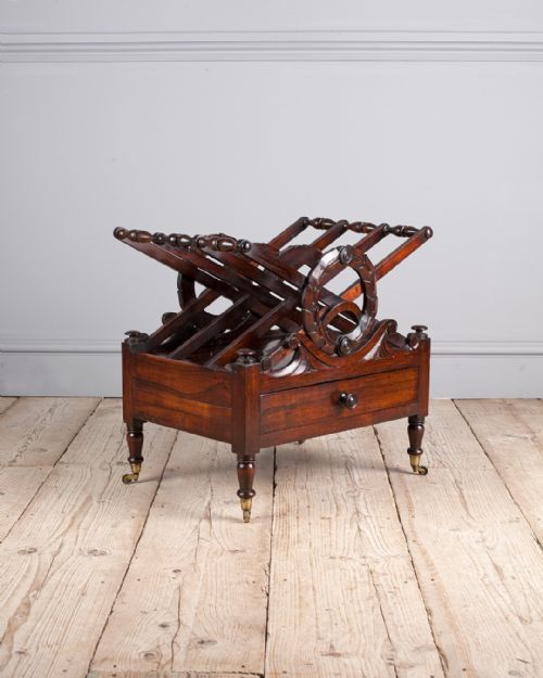REGENCY ROSEWOOD X FRAME CANTERBURY - ADDITIONAL PHOTO 7