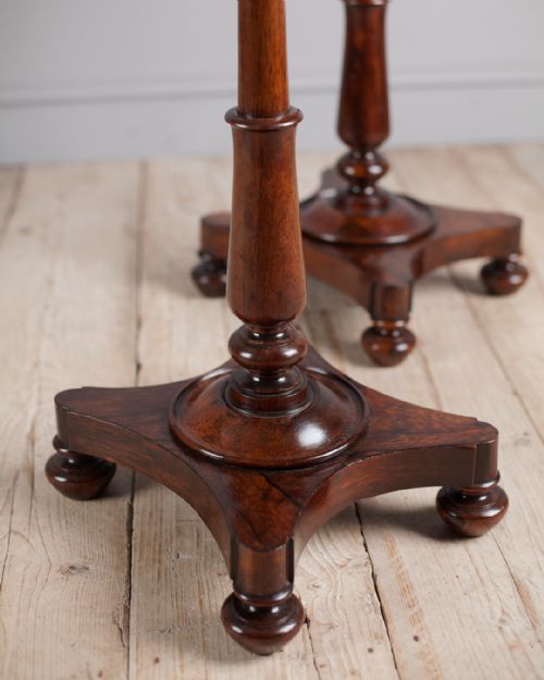 PAIR OF REGENCY ROSEWOOD LAMP TABLES - ADDITIONAL PHOTO 1
