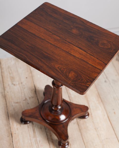 PAIR OF REGENCY ROSEWOOD LAMP TABLES - ADDITIONAL PHOTO 3