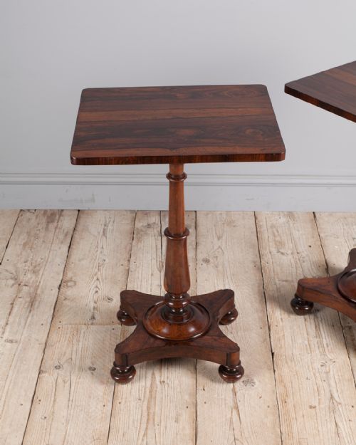 PAIR OF REGENCY ROSEWOOD LAMP TABLES - ADDITIONAL PHOTO 5