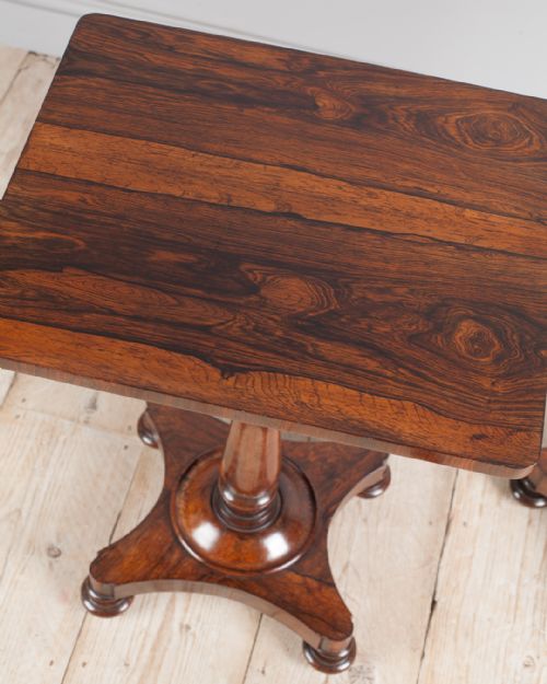 PAIR OF REGENCY ROSEWOOD LAMP TABLES - ADDITIONAL PHOTO 7
