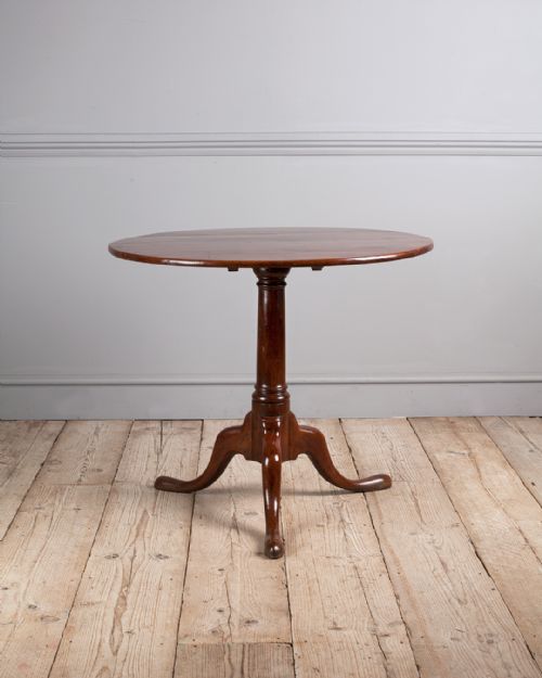 18TH CENTURY YEW WOOD TRIPOD TABLE - ADDITIONAL PHOTO 2