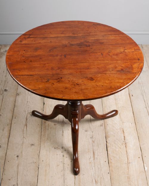 18TH CENTURY YEW WOOD TRIPOD TABLE - ADDITIONAL PHOTO 3