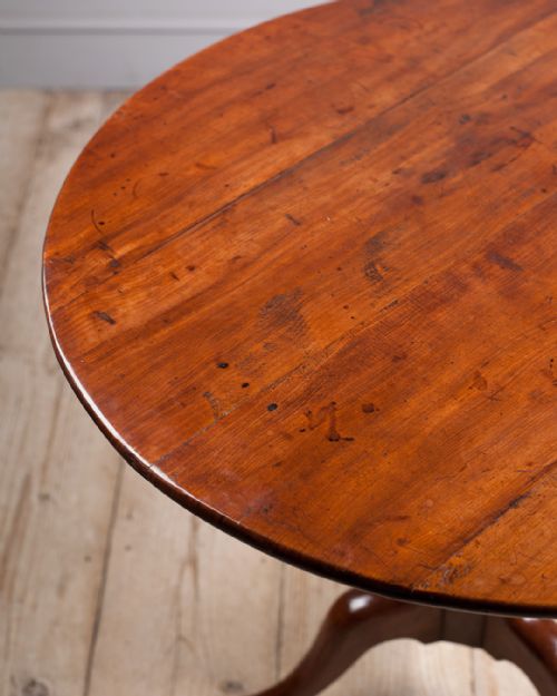 18TH CENTURY YEW WOOD TRIPOD TABLE - ADDITIONAL PHOTO 4