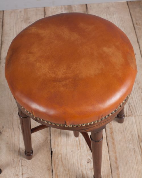REGENCY MAHOGANY PIANO STOOL - ADDITIONAL PHOTO 1