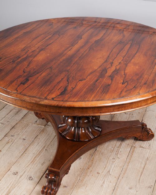 WILLIAM IV ROSEWOOD BREAKFAST TABLE - ADDITIONAL PHOTO 2